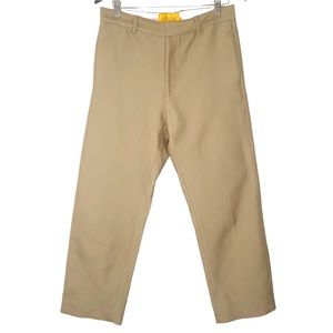 Union Los Angeles khaki beige flat front pants